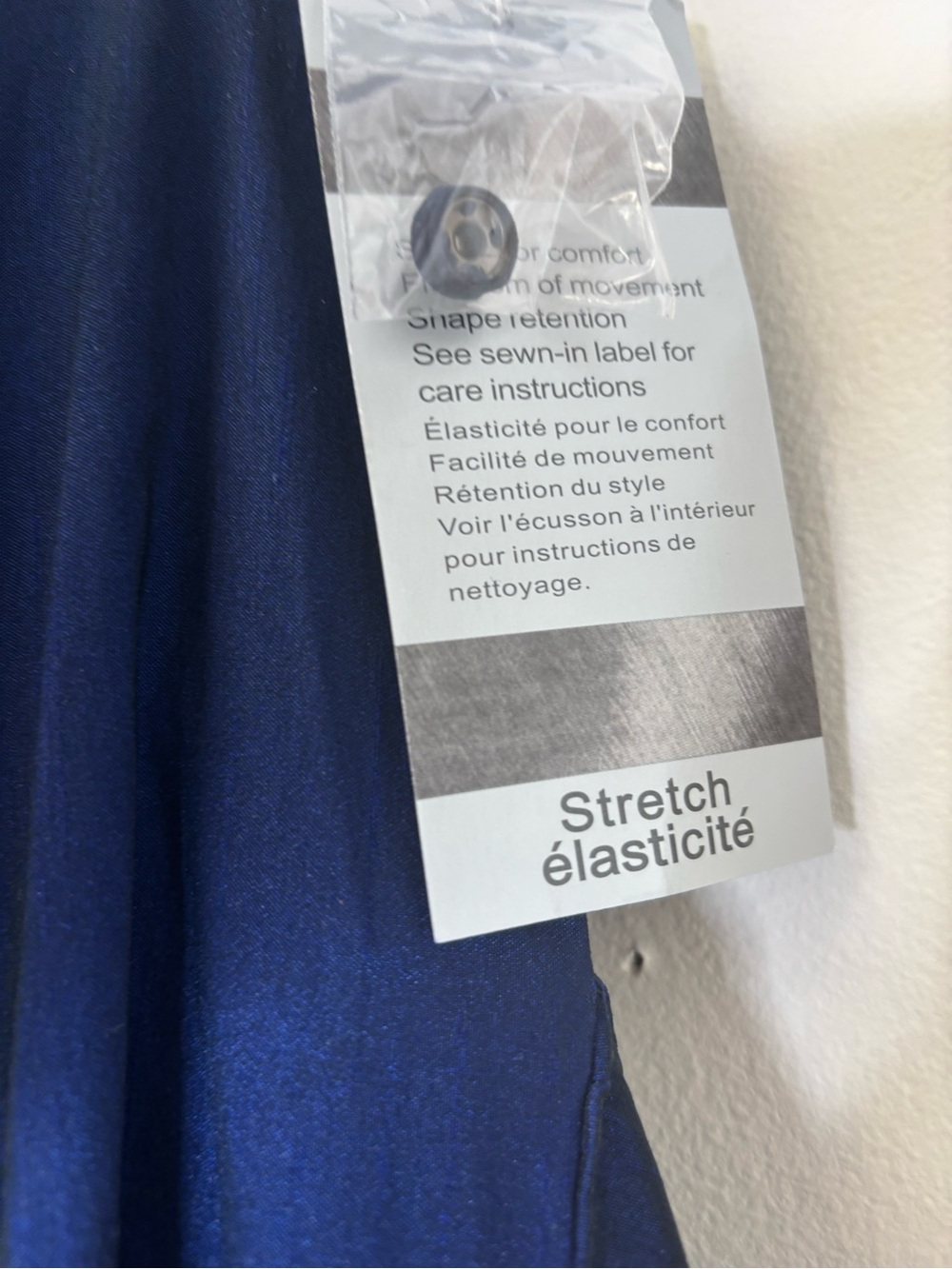 Samuel Dong NWT Midnight Blue Architectural Zip Dress XL Designer $298.80 - Picture 6 of 10